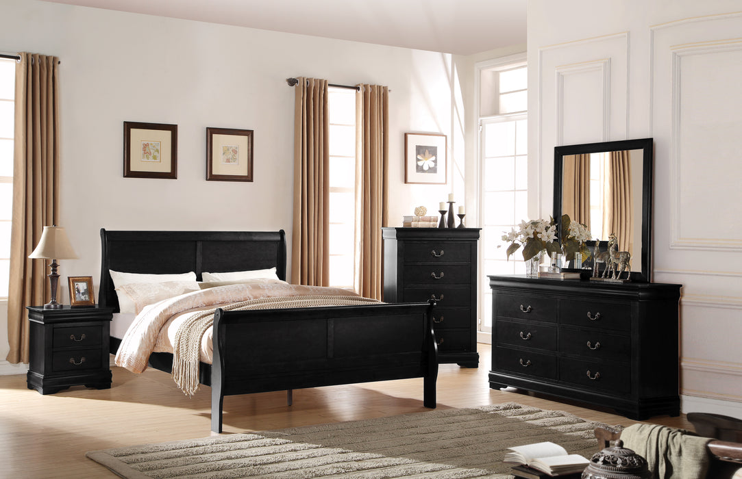 Louis Philippe Eastern King Bed - Image 6