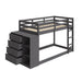 Gaston Bunk Bed (T/T) w/4 Drawers & 3 Compartments - Image 13