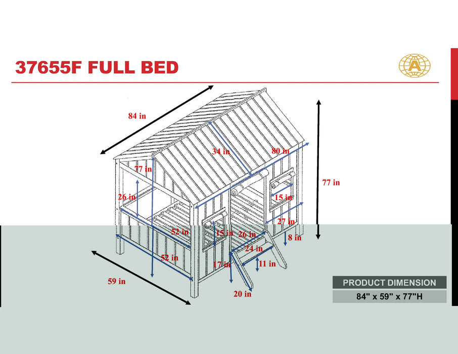 Spring Cottage Full Bed - Image 4