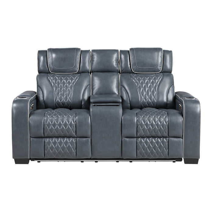 Apex Power Double Reclining Love Seat With Center Console