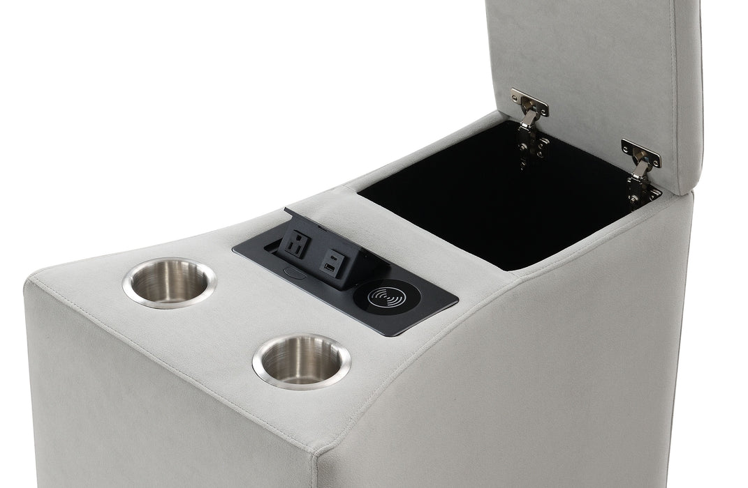 Emee Console w/USB Port , Cup Holder & Wireless Charge - Image 6