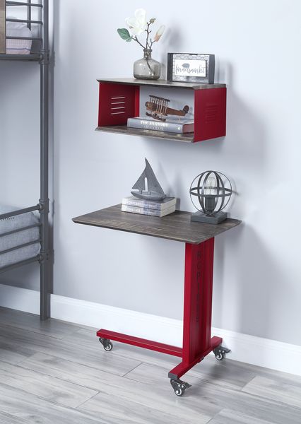 Cargo Accent Table w/Wall Shelf - Image 2