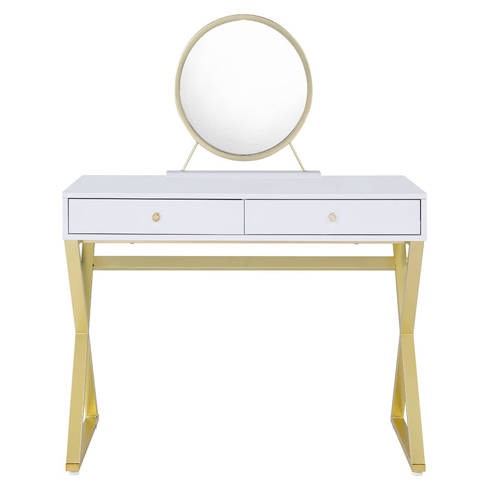 Coleen Vanity Desk w/Mirror & Jewelry Tray - Image 3