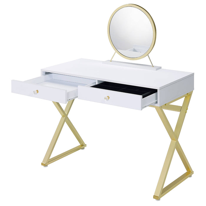 Coleen Vanity Desk w/Mirror & Jewelry Tray - Image 4