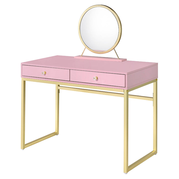Coleen Vanity Desk w/Mirror & Jewelry Tray - Image 2