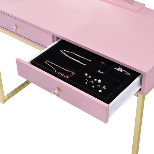 Coleen Vanity Desk w/Mirror & Jewelry Tray - Image 5