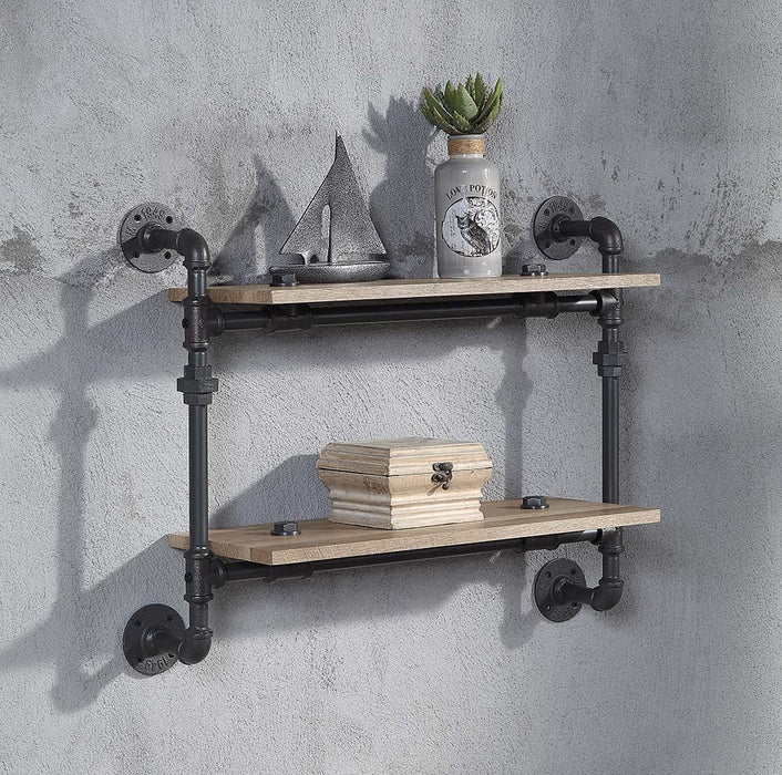 Brantley Wall Rack w/2 Shelves
