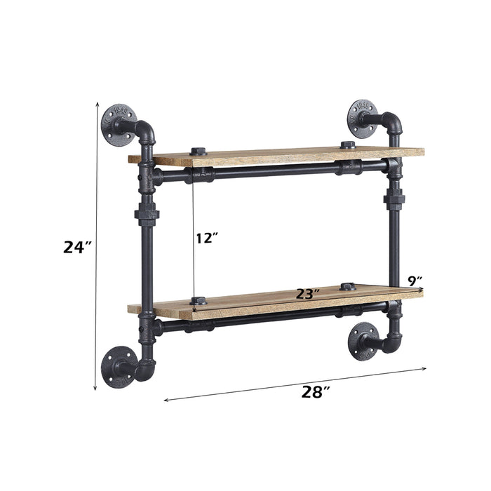 Brantley Wall Rack w/2 Shelves - Image 7