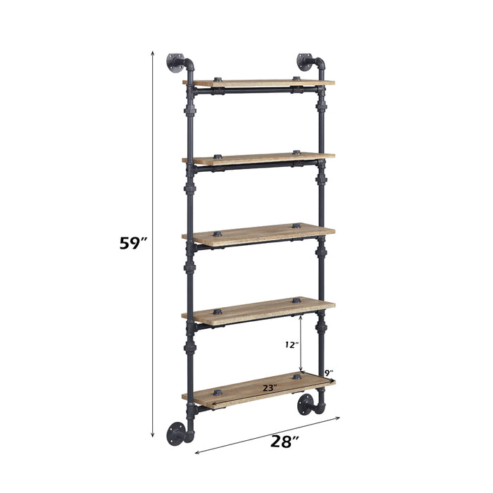 Brantley Wall Rack w/5 Shelves - Image 6