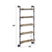 Brantley Wall Rack w/5 Shelves - Image 6