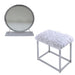 Adao Vanity Mirror & Stool - Image 3