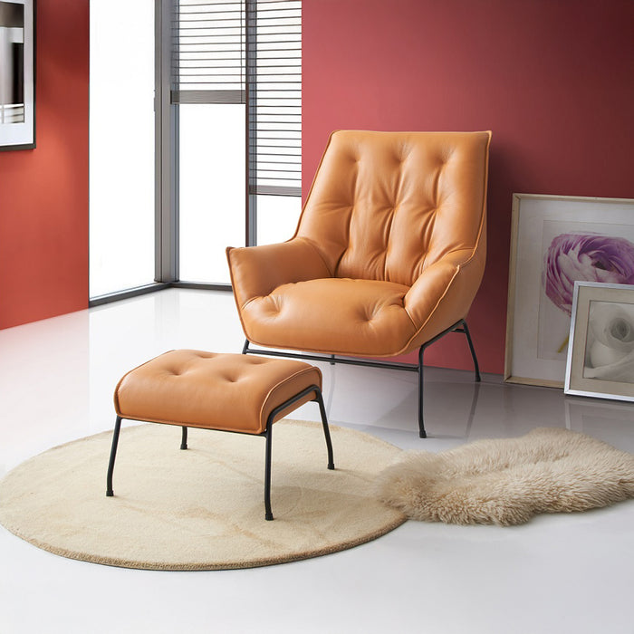 Zusa Accent Chair & Ottoman - Image 7