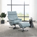 Janella Accent Chair w/Swivel & Ottoman