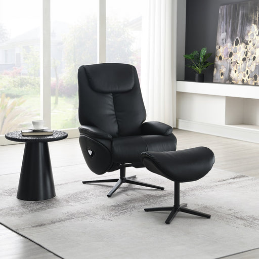 Labonita Accent Chair w/Swivel & Ottoman