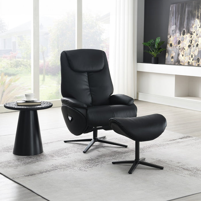 Labonita Accent Chair w/Swivel & Ottoman