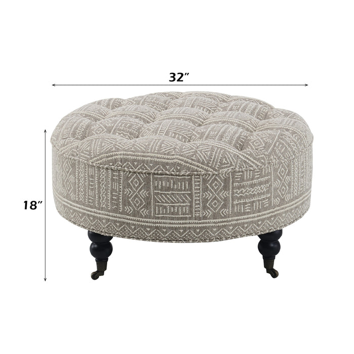 Upendo Ottoman w/Casters - Image 5