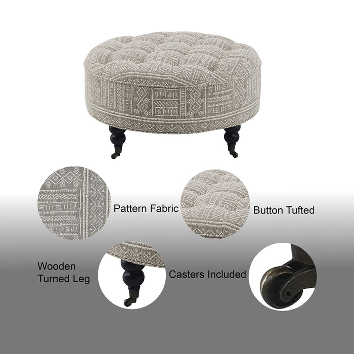 Upendo Ottoman w/Casters - Image 6