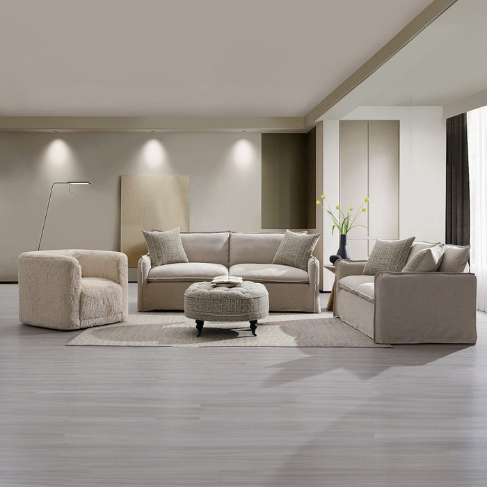 Upendo Ottoman w/Casters - Image 7