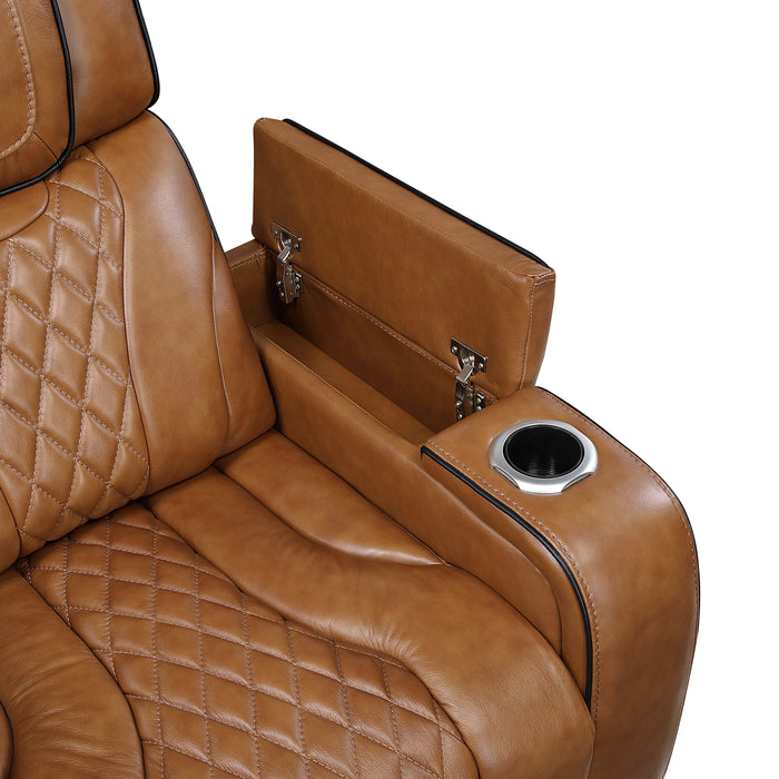 Apex Power Double Reclining Love Seat With Center Console