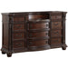 Cavalier Dresser, Marble Insert in Cherry - 1757-5 - FAMSA Furniture (TX)