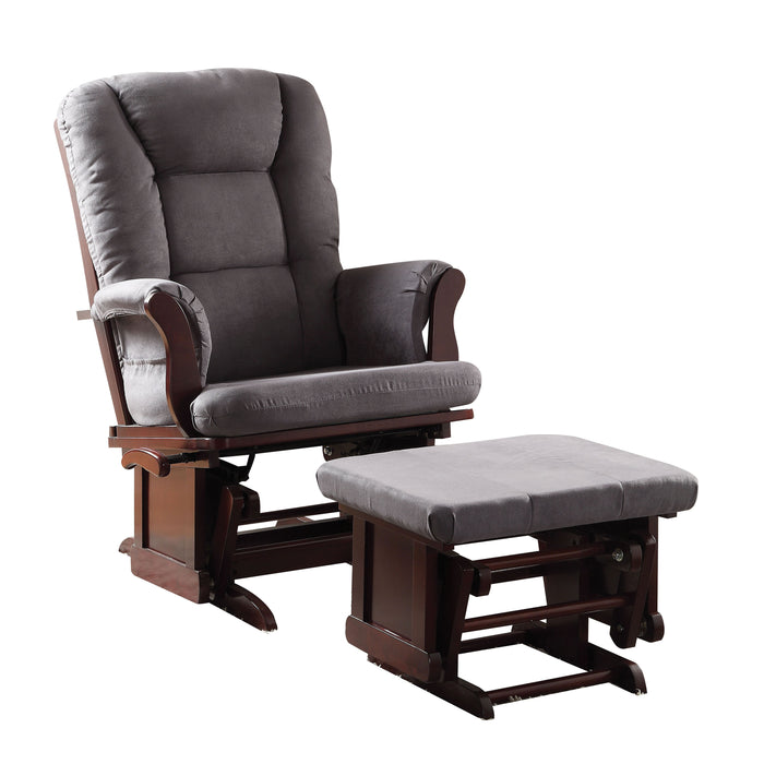 Aeron Glider Chair & Ottoman - Image 8
