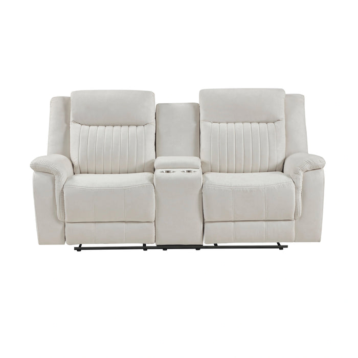 Dean Double Reclining Love Seat With Center Console