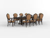 Russian Hill Arm Chair in Cherry - 1808A - FAMSA Furniture (TX)