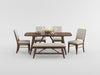 Monroe Dining Table in Brown/Walnut - 5901-71 - FAMSA Furniture (TX)