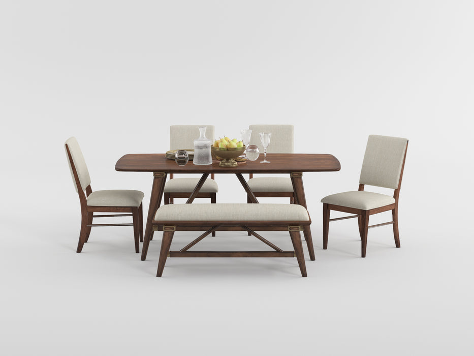 Monroe Dining Table in Brown/Walnut - 5901-71 - FAMSA Furniture (TX)