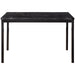 Tempe Dining Table, Faux Marble Top in Black - 2601BK-48 - FAMSA Furniture (TX)