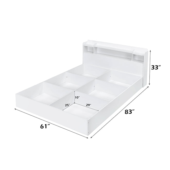 Perse Queen Bed w/Storage - Image 7