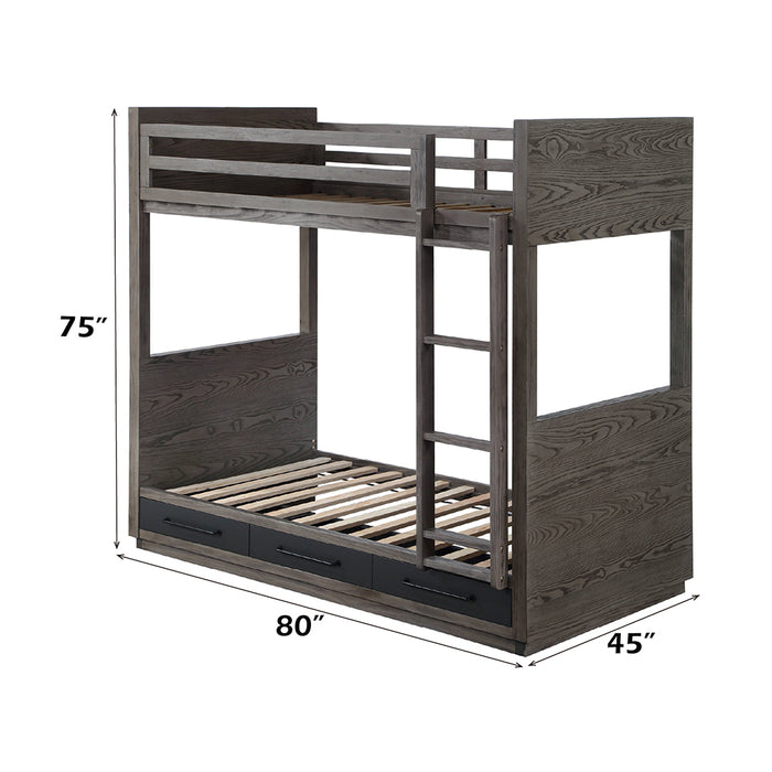 Estevon Bunk Bed (T/T) w/Storage - Image 6