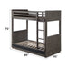 Estevon Bunk Bed (T/T) w/Storage - Image 6