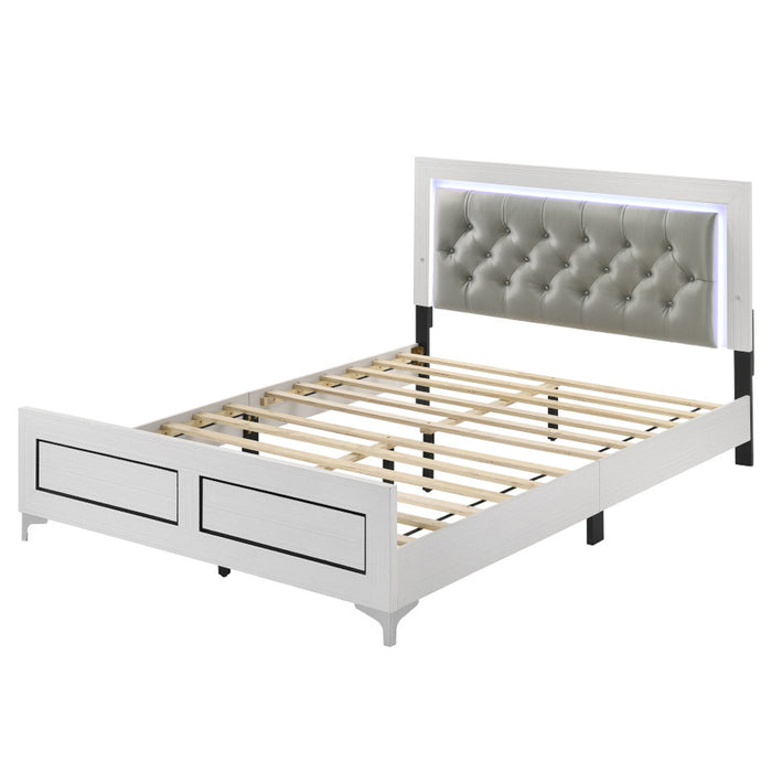 Casilda Queen Bed w/LED - Image 2