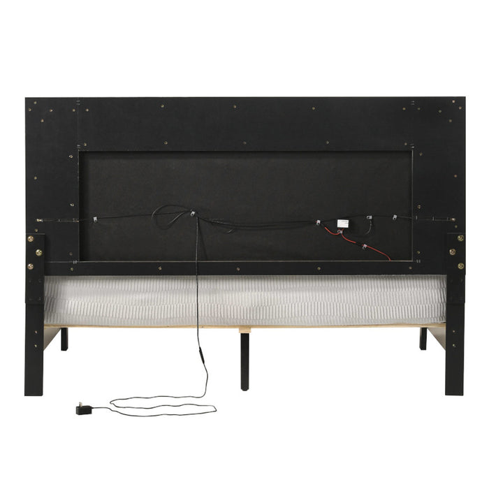 Casilda Eastern King Bed w/LED - Image 5