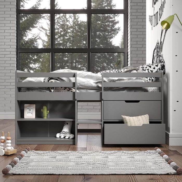Fabiana Twin Loft Bed w/Storage - Image 3