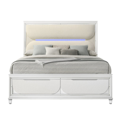 Tarian Eastern King Bed w/Storage & LED - Image 3