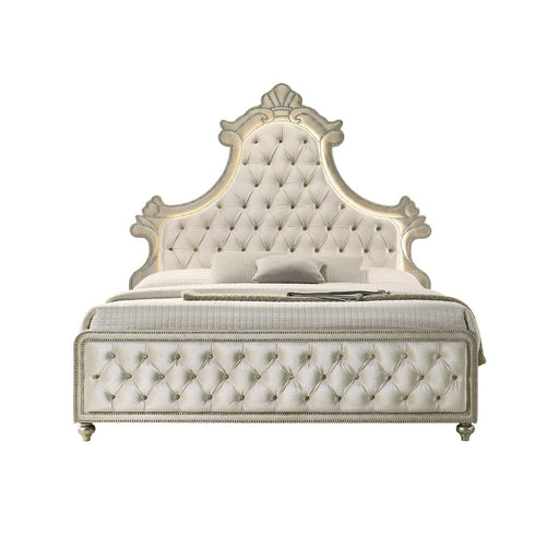 Lucienne Eastern King Bed w/LED - Image 2