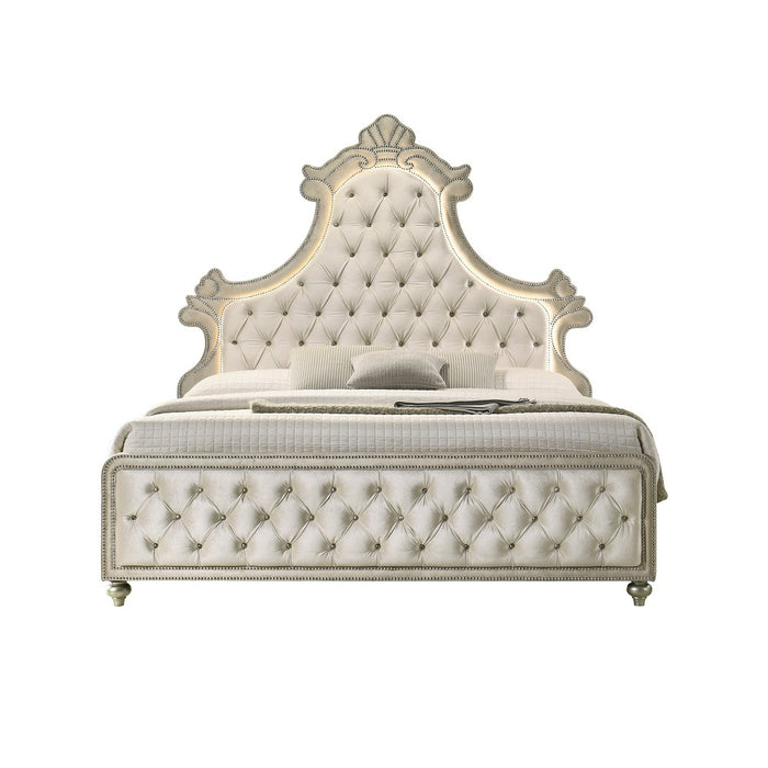Lucienne Eastern King Bed w/LED - Image 2