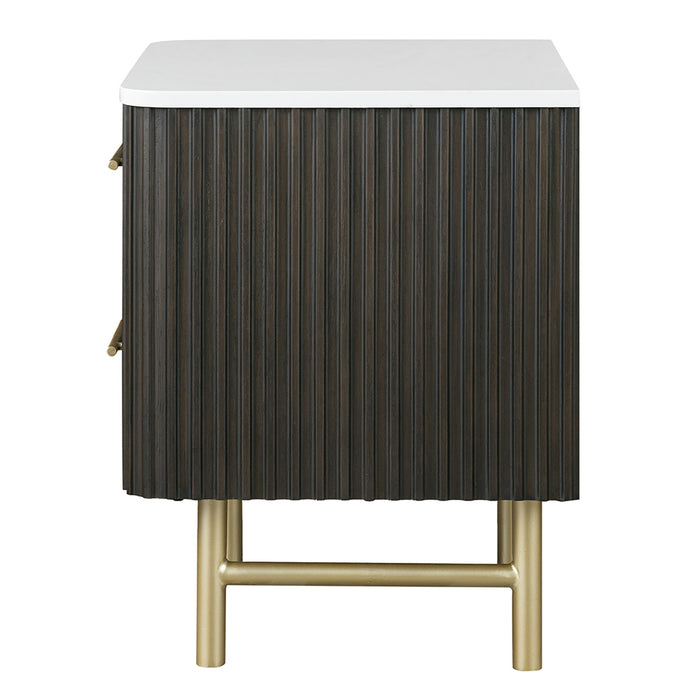Clayten Nightstand w/Marble Top - Image 4