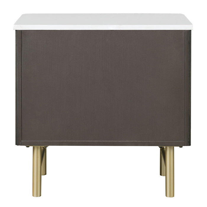 Clayten Nightstand w/Marble Top - Image 5