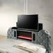 Kana Eastern King Bed w/LED, Fireplace & TV Stand - Image 3