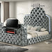 Kana Eastern King Bed w/LED, Fireplace & TV Stand - Image 6