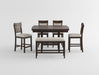 5716-24S2 COUNTER HEIGHT CHAIR, DOUBLE X BACK image
