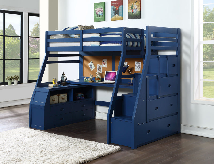 Jason II Twin Loft Bed w/Storage - Image 11