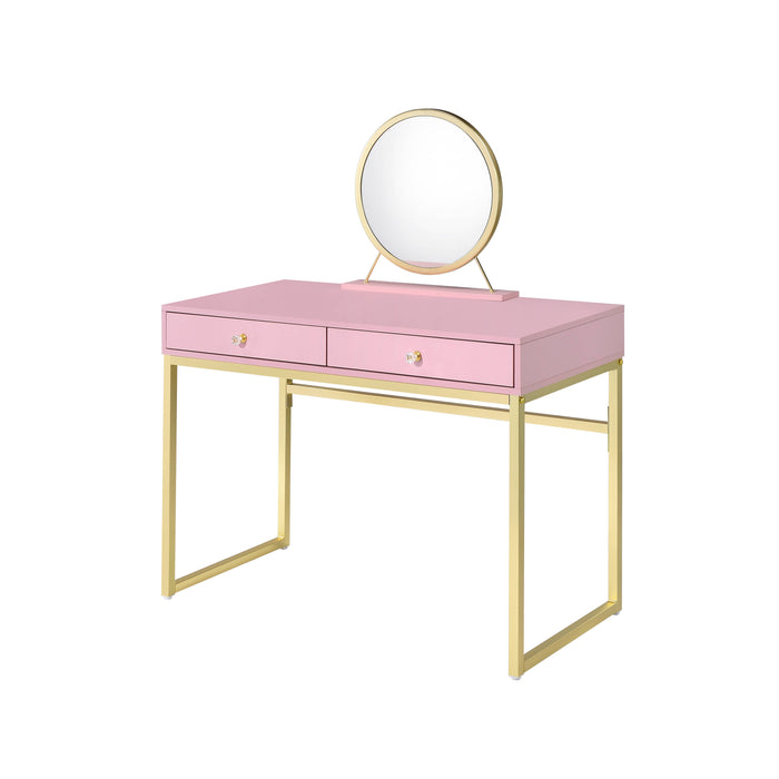 Coleen Vanity Desk w/Mirror & Jewelry Tray - Image 10