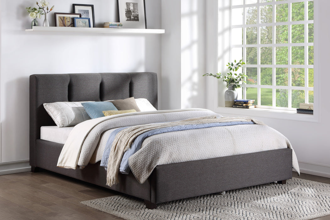 Aitana Queen Platform Bed in Gray - 1632GH-1 - FAMSA Furniture (TX)