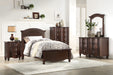Meghan Twin Bed in Cherry/Espresso - 2058CT-1 - FAMSA Furniture (TX)