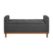 Brigitte Lift Top Storage Bench in Gray - 4590DG - FAMSA Furniture (TX)