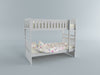 Galen (3) Twin/Twin Bunk Bed in White - B2053W-1* - FAMSA Furniture (TX)